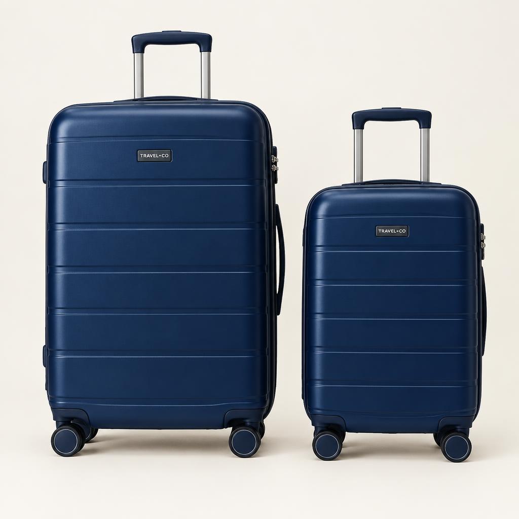 Coast Duo two-piece suitcase set in ocean blue