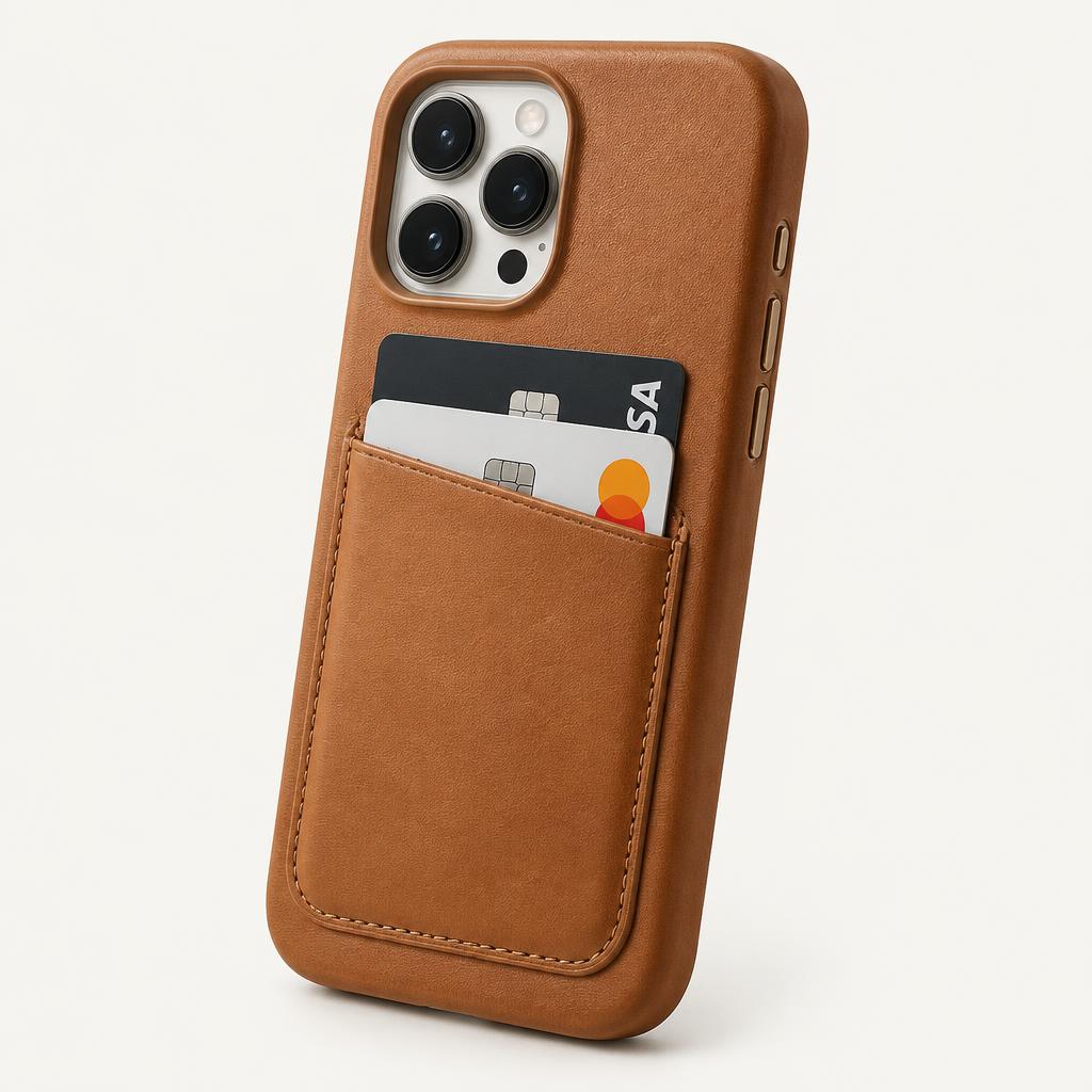 Meridian phone case with rear card pocket